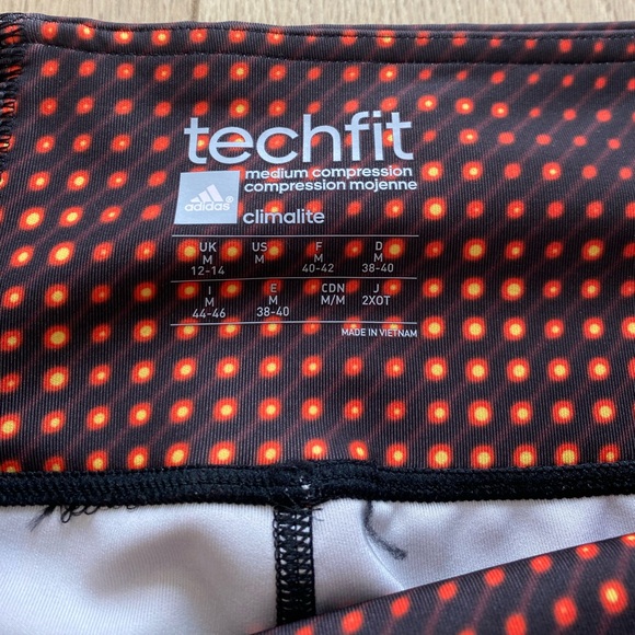 Adidas Team Canada Techfit Tights, Size M - Picture 7 of 10